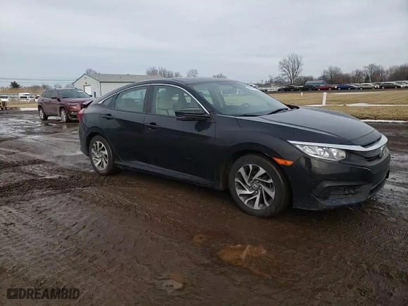 2018 Honda Civic Sedan EX with VIN 2HGFC2F73JH591280, listed as a Copart auction lot 45694855 with 80,610 mi miles and Salvage Title. Bid and sale history available at carsss.com. Image 10.