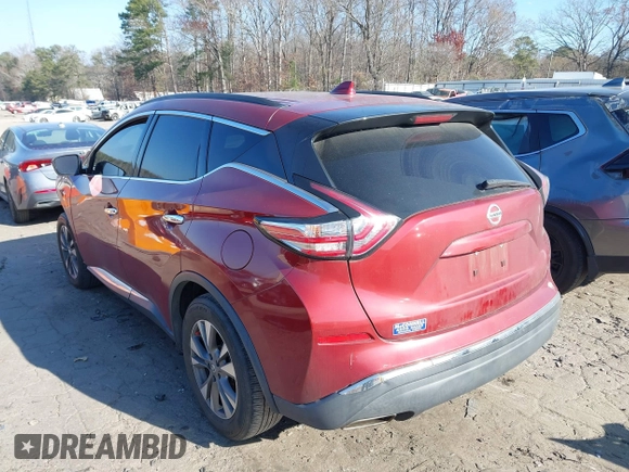 2018 Nissan Murano S z VIN 5N1AZ2MG7JN105065, wystawiony jako IAAI lot #41165806 z przebiegiem 120 871 mil mil oraz . Historia ofert i sprzedaży dostępna na DreamBid. Obrazek 3.