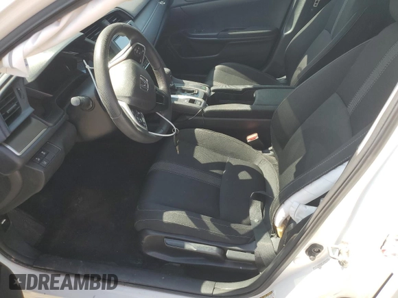 2019 Honda Civic LX with VIN 2HGFC2F66KH585479, listed as a Copart auction lot 53737065 with 65,124 mi miles and Salvage Title. Bid and sale history available at DreamBid. Image 7.