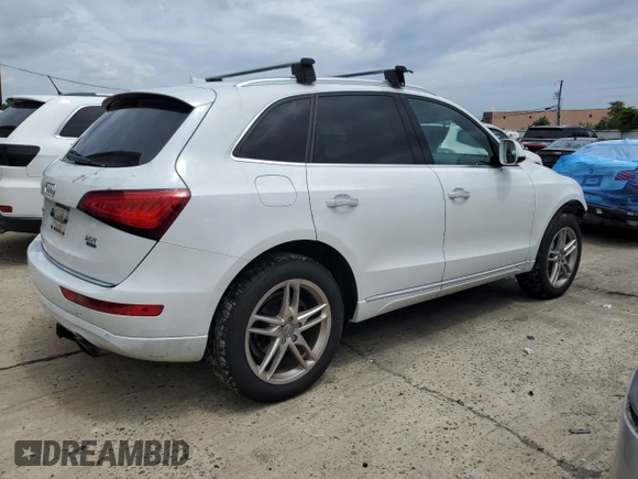 2017 Audi Q5 Premium Plus with VIN WA1L2AFP5HA019130, listed as a Copart auction lot 64282965 with 163,220 mi miles and Salvage title. Bid and sale history available at DreamBid. Image 3.
