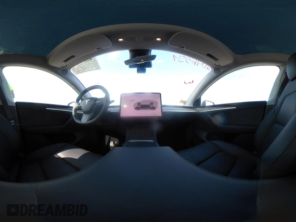 2023 Tesla Model Y Long Range with VIN 7SAYGDEEXPA078629, listed as a IAAI auction lot 42046354 with 27,245 mi miles and . Bid and sale history available at DreamBid. Image 22.