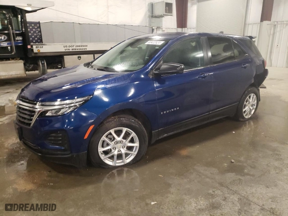 2023 Chevrolet Equinox LS with VIN 3GNAXSEG5PL201656, listed as a Copart auction lot 83422824 with 0 mi miles and Non Repairable. Bid and sale history available at carsss.com. Image 1.