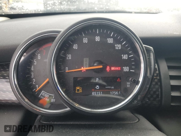 2018 MINI Hardtop 4 Door Cooper S with VIN WMWXU3C51J2F50454, listed as a Copart auction lot 53236535 with 65,151 mi miles and Salvage title. Bid and sale history available at DreamBid. Image 9.