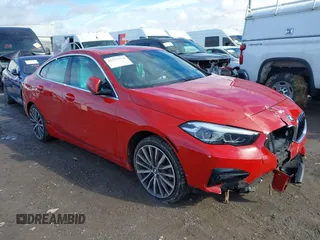 2020 BMW 2 Series 228i xDrive with VIN WBA73AK05L7F66529, listed as a IAAI auction lot 41575774 with 53,647 mi miles. Bid and sale history available at carsss.com. Image 1.
