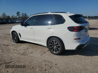 2024 BMW X5 M60i with VIN 5UX33EU01R9U55250, listed as a Copart auction lot 84268944 with 0 mi miles and Non Repairable. Bid and sale history available at carsss.com. Image 2.
