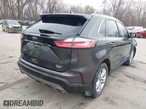 2020 Ford Edge SEL with VIN 2FMPK4J98LBB00715, listed as a IAAI auction lot 41698436 with 49,715 mi miles. Bid and sale history available at carsss.com. Image 4.