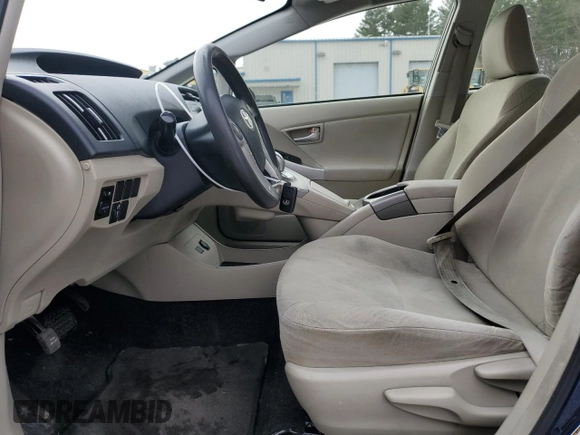 2012 Toyota Prius One with VIN JTDKN3DU2C1498743, listed as a Copart auction lot 57127005 with 319,768 mi miles and Non Repairable. Bid and sale history available at DreamBid. Image 7.