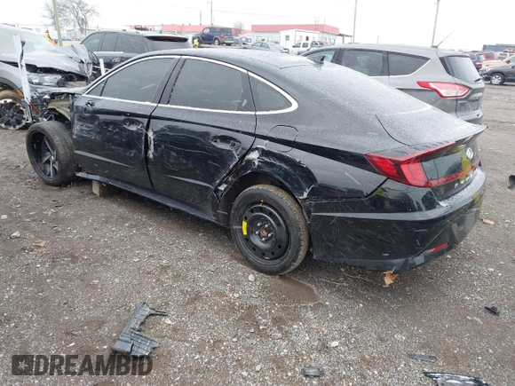 2021 Hyundai Sonata SEL Plus with VIN 5NPEJ4J20MH112672, listed as a IAAI auction lot 41255698 with 49,667 mi miles and . Bid and sale history available at DreamBid. Image 3.
