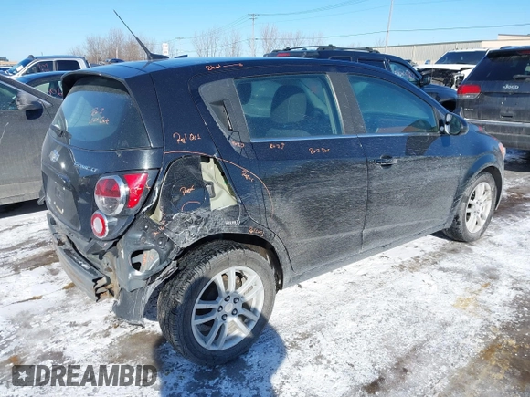 2013 Chevrolet Sonic LT with VIN 1G1JC6SG1D4250167, listed as a IAAI auction lot 41498238 with 66,750 mi miles. Bid and sale history available at carsss.com. Image 4.