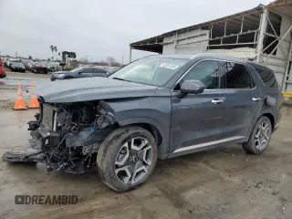 2024 Hyundai Palisade Limited z VIN KM8R54GE9RU731125, wystawiony jako Copart lot #43261325 z przebiegiem 4 929 mil mil oraz Szkoda całkowita • Salvage title. Historia ofert i sprzedaży dostępna na DreamBid. Obrazek 1.