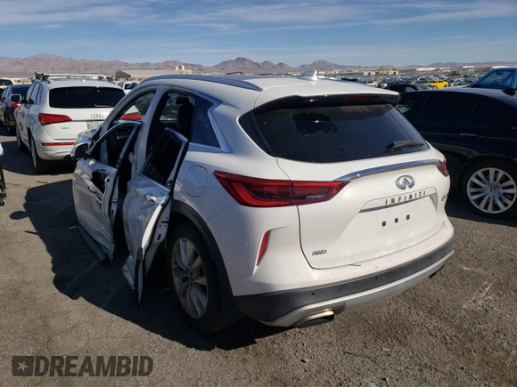 2019 Infiniti QX50 LUXE with VIN 3PCAJ5M3XKF116961, listed as a Copart auction lot 66939022 with 35,026 mi miles. Bid and sale history available at carsss.com. Image 3.