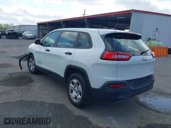 2016 Jeep Cherokee Altitude with VIN 1C4PJLAB4GW290666, listed as a IAAI auction lot 42052140 with 77,116 mi miles. Bid and sale history available at carsss.com. Image 3.