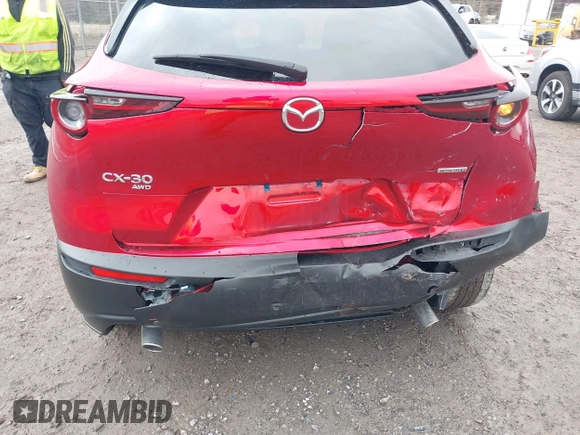 2023 Mazda CX-30 2.5 S Select Package with VIN 3MVDMBBM0PM546997, listed as a IAAI auction lot 41923358 with 28,606 mi miles. Bid and sale history available at carsss.com. Image 6.