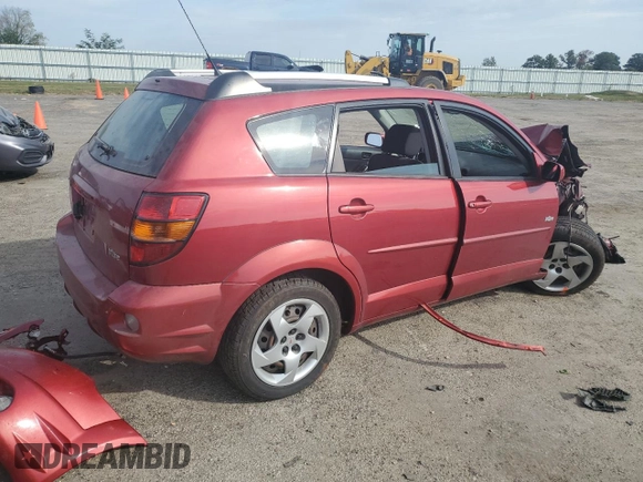 2005 Pontiac Vibe with VIN 5Y2SL63855Z413166, listed as a Copart auction lot 72001414 with 0 mi miles and Non Repairable. Bid and sale history available at carsss.com. Image 3.