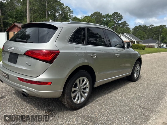 2013 Audi Q5 Premium Plus with VIN WA1LFAFP9DA069222, listed as a Copart auction lot 59287815 with 138,264 mi miles and Clean title. Bid and sale history available at DreamBid. Image 4.
