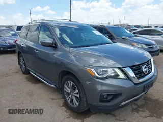 2018 Nissan Pathfinder SL with VIN 5N1DR2MN0JC674752, listed as a IAAI auction lot 42573821 with 122,132 mi miles and . Bid and sale history available at DreamBid. Image 1.