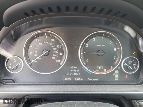 2012 BMW 5 Series 535i xDrive with VIN WBAFU7C57CDU65139, listed as a Copart auction lot 54340145 with 189,277 mi miles and Clean Title. Bid and sale history available at carsss.com. Image 9.