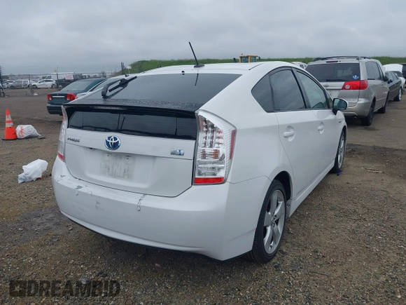 2010 Toyota Prius II with VIN JTDKN3DU5A0054601, listed as a IAAI auction lot 41670677 with 117,321 mi miles. Bid and sale history available at carsss.com. Image 4.
