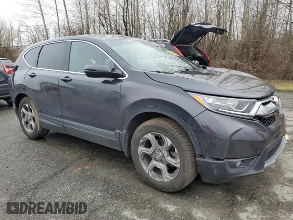 2017 Honda CR-V EX-L with VIN 2HKRW2H88HH668672, listed as a Copart auction lot 46525765 with Not Provided miles and Salvage Title. Bid and sale history available at DreamBid. Image 4.