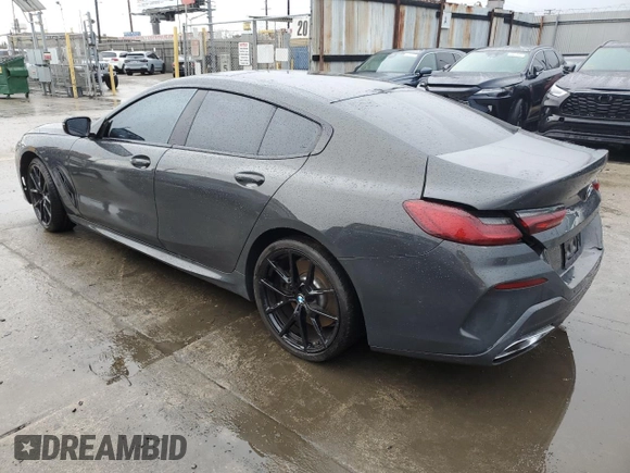 2022 BMW 8 Series 840i with VIN WBAGV2C09NCH61770, listed as a Copart auction lot 48985785 with 21,354 mi miles and Salvage Title. Bid and sale history available at DreamBid. Image 2.