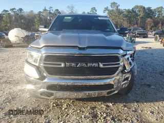 2019 Ram 1500 Big Horn z VIN 1C6RREFT3KN685393, wystawiony jako Copart lot #46754765 z przebiegiem 156 347 mil mil oraz Czysty tytuł • Clean title. Historia ofert i sprzedaży dostępna na DreamBid. Obrazek 5.