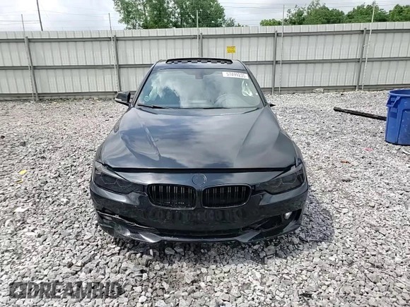 2014 BMW 3 Series 328i with VIN WBA3C1C50EK105938, listed as a Copart auction lot 57499235 with 147,083 mi miles and Salvage title. Bid and sale history available at DreamBid. Image 13.