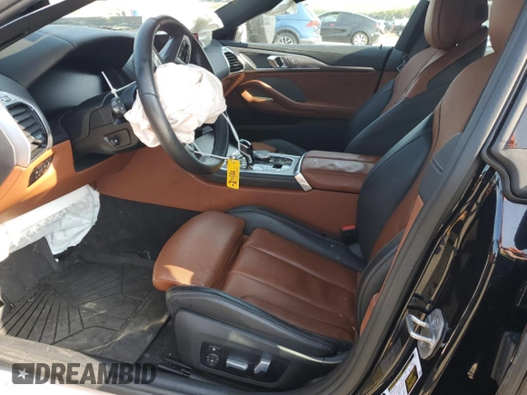 2023 BMW 8 Series 840i with VIN WBAGV4C05PCL05034, listed as a Copart auction lot 60471075 with Not provided miles and Salvage title. Bid and sale history available at DreamBid. Image 7.