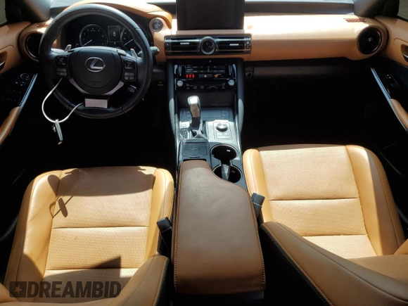2024 Lexus IS 300 with VIN JTHCA1D27R5129489, listed as a Copart auction lot 60102655 with 6,570 mi miles and Salvage title. Bid and sale history available at DreamBid. Image 8.