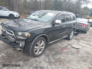 2011 Dodge Durango Crew with VIN 1D4SD4GT3BC593118, listed as a IAAI auction lot 41148843 with NaN miles. Bid and sale history available at carsss.com. Image 18.