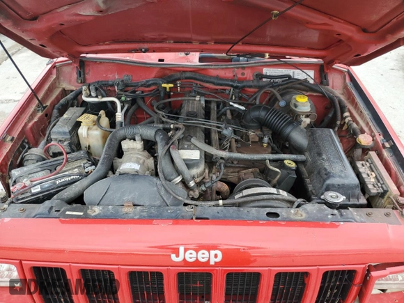 1999 Jeep Cherokee Sport with VIN 1J4FF68S1XL522902, listed as a Copart auction lot 55947745 with 212,357 mi miles and Non repairable. Bid and sale history available at DreamBid. Image 12.