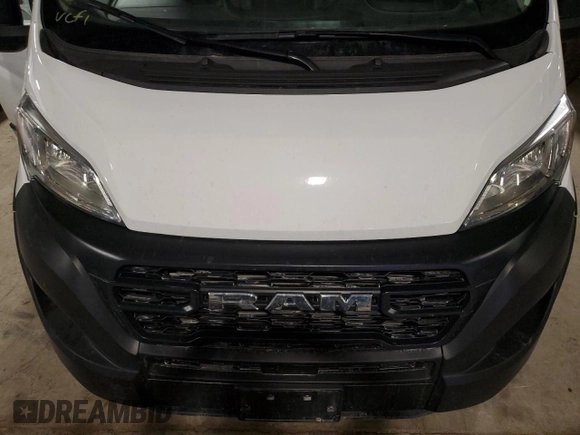2024 Ram ProMaster Cargo Tradesman with VIN 3C6LRVDG8RE133348, listed as a Copart auction lot 43589995 with Not Provided miles and Salvage Title. Bid and sale history available at DreamBid. Image 12.