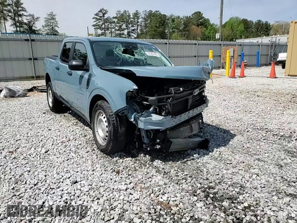 2023 Ford Maverick XL with VIN 3FTTW8E96PRA21351, listed as a Copart auction lot 51225165 with 36,387 mi miles and Salvage Title. Bid and sale history available at DreamBid. Image 14.