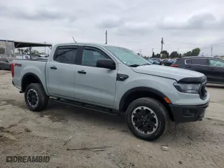 2021 Ford Ranger XL with VIN 1FTER4FHXMLE04332, listed as a Copart auction lot 54368415 with 42,913 mi miles and Salvage Title. Bid and sale history available at carsss.com. Image 4.