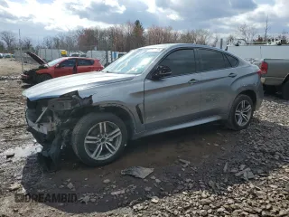 2015 BMW X6 xDrive35i with VIN 5UXKU2C59F0N78007, listed as a Copart auction lot 49963715 with 150,470 mi miles and Salvage Title. Bid and sale history available at carsss.com. Image 1.
