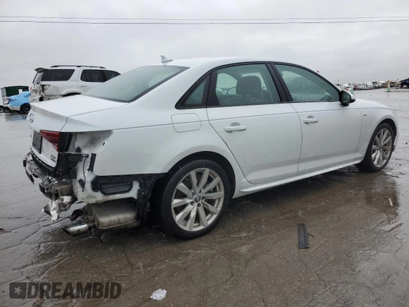2018 Audi A4 Premium with VIN WAUDNAF4XJA009767, listed as a Copart auction lot 44146105 with 84,164 mi miles and Salvage Title. Bid and sale history available at carsss.com. Image 3.