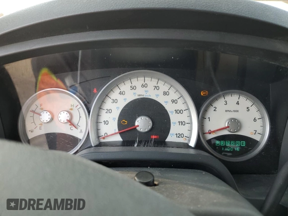2007 Dodge Dakota SLT with VIN 1D7HE48K97S181024, listed as a Copart auction lot 44244355 with 110,016 mi miles and Salvage Title. Bid and sale history available at DreamBid. Image 9.