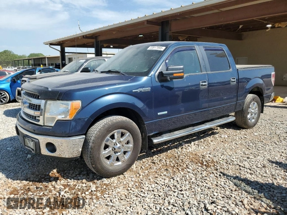 2013 Ford F-150 XL with VIN 1FTFW1CT7DKG40902, listed as a Copart auction lot 53817995 with 134,023 mi miles and Salvage Title. Bid and sale history available at carsss.com. Image 1.