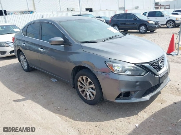 2019 Nissan Sentra S with VIN 3N1AB7AP5KY377048, listed as a IAAI auction lot 42066141 with 158,989 mi miles. Bid and sale history available at carsss.com. Image 1.