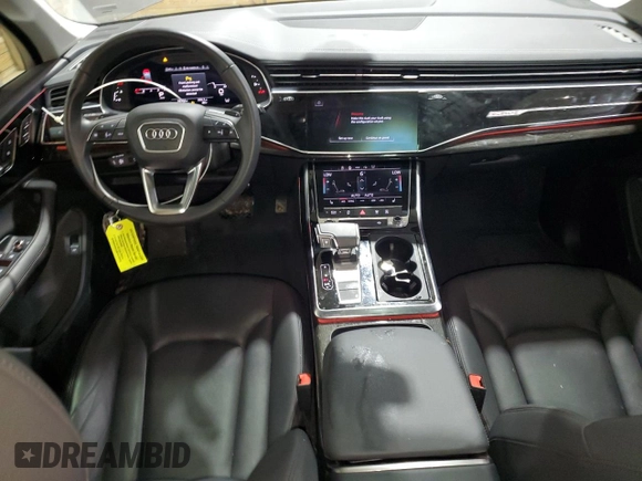2024 Audi Q7 Premium Plus with VIN WA1LCBF71RD006474, listed as a Copart auction lot 62633915 with 33,316 mi miles and Clean title. Bid and sale history available at DreamBid. Image 8.
