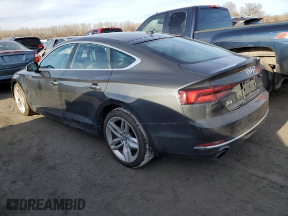 2019 Audi A5 Sportback Prestige with VIN WAUCNCF59KA068522, listed as a Copart auction lot 41499824 with 34,303 mi miles. Bid and sale history available at carsss.com. Image 2.