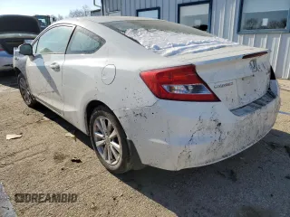 2012 Honda Civic Cpe EX-L with VIN 2HGFG3B15CH532570, listed as a Copart auction lot 87868545 with 137,644 mi miles and Salvage Title. Bid and sale history available at carsss.com. Image 2.