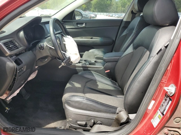 2018 Kia Optima S with VIN 5XXGT4L34JG187410, listed as a Copart auction lot 50208465 with 145,632 mi miles and Salvage Title. Bid and sale history available at carsss.com. Image 7.