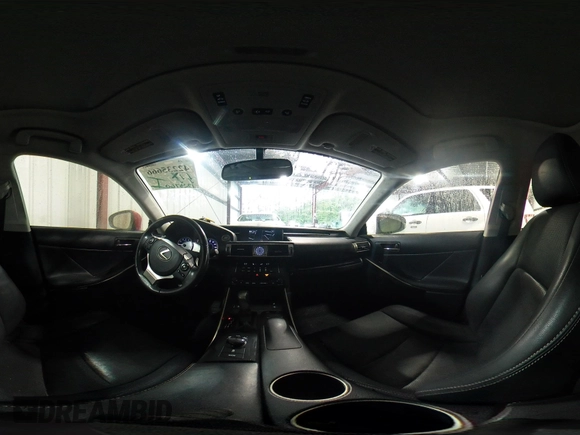 2014 Lexus IS 250 with VIN JTHCF1D25E5013154, listed as a IAAI auction lot 42235666 with 128,760 mi miles and . Bid and sale history available at DreamBid. Image 18.