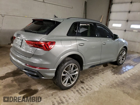 2022 Audi Q3 S line Premium with VIN WA1DECF32N1096988, listed as a Copart auction lot 46866383 with 0 mi miles. Bid and sale history available at carsss.com. Image 3.