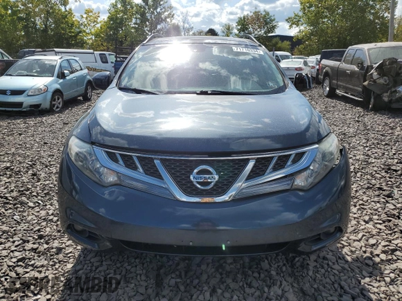 2012 Nissan Murano SL with VIN JN8AZ1MW1CW200695, listed as a Copart auction lot 71716334 with 170,638 mi miles and Salvage Title. Bid and sale history available at carsss.com. Image 5.