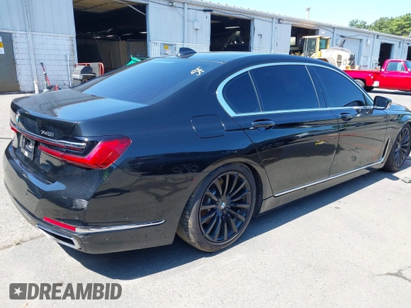 2020 BMW 7 Series 740i xDrive with VIN WBA7T4C03LGF97293, listed as a IAAI auction lot 40189953 with 64,936 mi miles and . Bid and sale history available at DreamBid. Image 12.