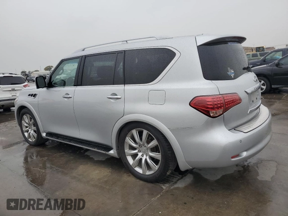 2011 Infiniti QX56 7-passenger with VIN JN8AZ2NE7B9006116, listed as a Copart auction lot 83417134 with 136,200 mi miles and Clean Title. Bid and sale history available at carsss.com. Image 2.
