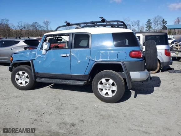 2011 Toyota FJ Cruiser with VIN JTEBU4BF1BK102982, listed as a Copart auction lot 47958985 with 215,418 mi miles and Salvage Title. Bid and sale history available at carsss.com. Image 2.