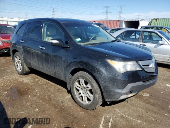 2009 Acura MDX with VIN 2HNYD28239H533973, listed as a Copart auction lot 49970585 with 176,591 mi miles and Salvage Title. Bid and sale history available at carsss.com. Image 4.
