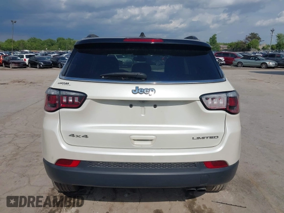 2018 Jeep Compass Limited с VIN 3C4NJDCB5JT354348, выставлен на аукционе IAAI как лот 42385092 с пробегом 78 469 миль миль и . История ставок и продаж доступна на DreamBid. Изображение 17.